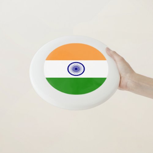 Patriotic Frisbee with Flag of India