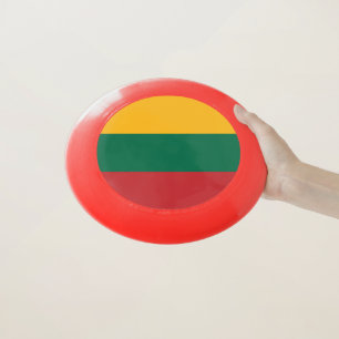 Patriotic Frisbee with Flag of Lithuania