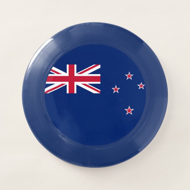 Patriotic Frisbee with Flag of New Zealand (Front)