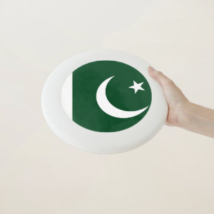Patriotic Frisbee with Flag of Pakistan