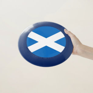 Patriotic Frisbee with Flag of Scotland