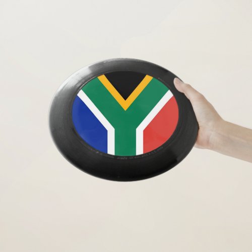 Patriotic Frisbee with Flag of South Africa