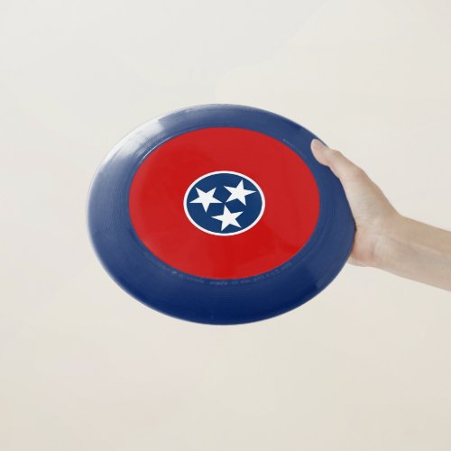 Patriotic Frisbee with Flag of Tennessee