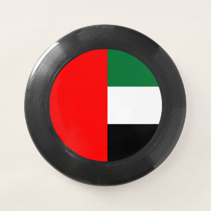 Patriotic Frisbee with Flag of UAE