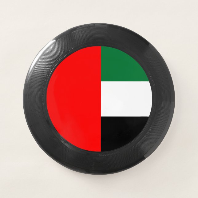 Patriotic Frisbee with Flag of UAE (Front)