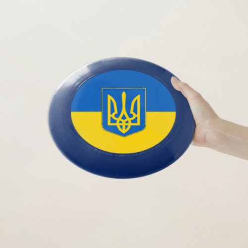 Patriotic Frisbee with Flag of Ukraine