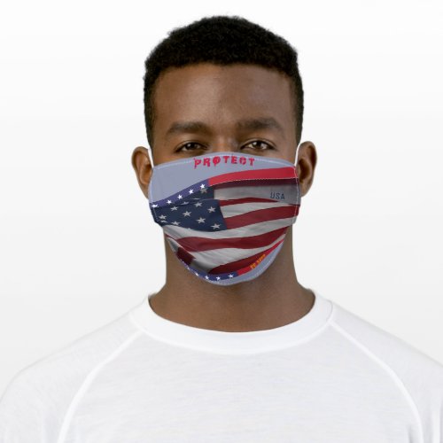 Patriotic Fun Adult Cloth Face Mask