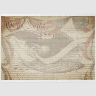 Patriotic Furniture Decoupage Paper