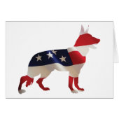 Patriotic German Shepherd (Front Horizontal)