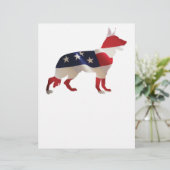 Patriotic German Shepherd (Standing Front)