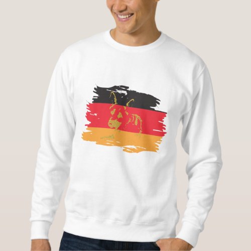 Patriotic German Shepherd Germany Flag Dog Gifts Sweatshirt