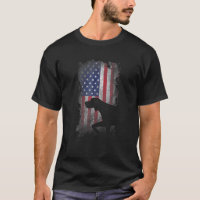 Patriotic German Shorthaired Pointer American Flag