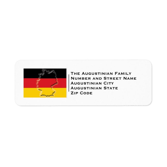 Patriotic | GERMANY FLAG Label (Front)