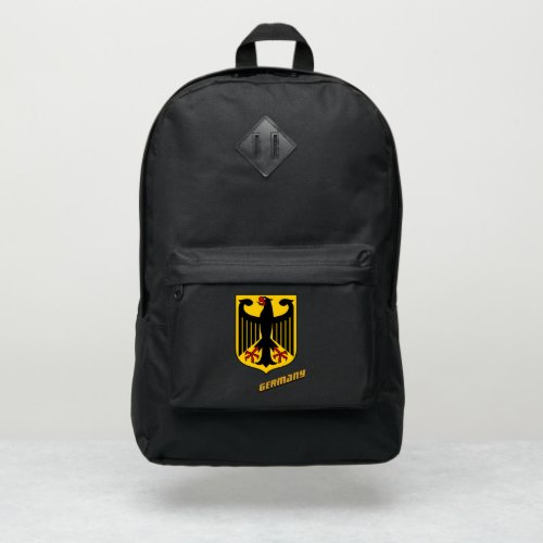 Patriotic Germany  German Coat of Arms  Flag Port Authority Backpack