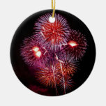 Patriotic Gifts Fireworks From The 4th Of July Ceramic Ornament at Zazzle