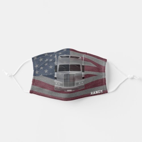 Patriotic Gifts Truck Drivers Adult Cloth Face Mask