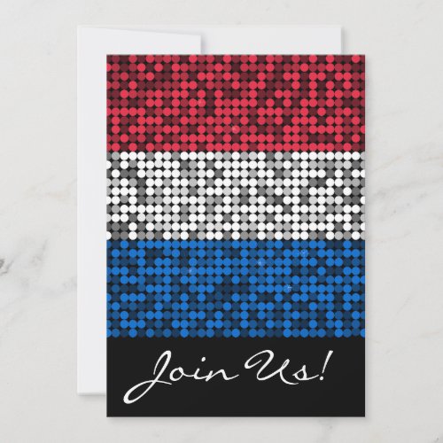Patriotic Glam Invite