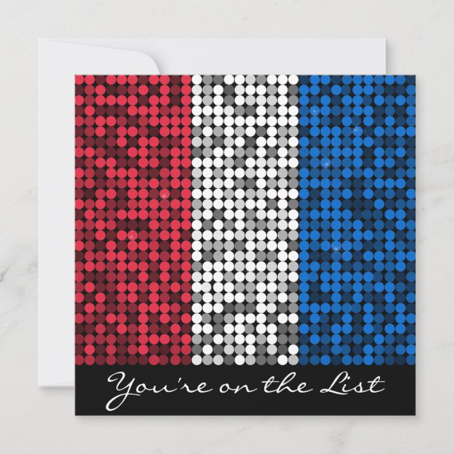 Patriotic Glam Invitation (Front)