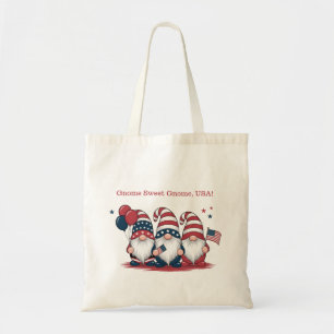 Patriotic Gnomes Fourth of July Tote Bag