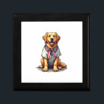 Patriotic Golden Dog Vintage Engraving Shirt 2 Gift Box<br><div class="desc">Patriotic Golden Dog Vintage Engraving Shirt 2</div>