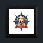 Patriotic Golden Retriever Compass Star Tee 2 Gift Box<br><div class="desc">Patriotic Golden Retriever Compass Star Te</div>