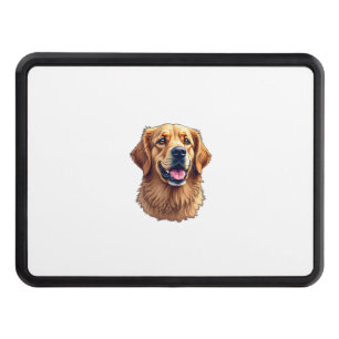 Patriotic Golden Retriever Face Vintage Shirt 4 Hitch Cover
