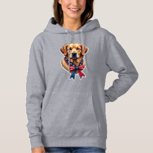Patriotic Golden Retriever Memorial Day Tee 3