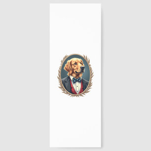 Patriotic Golden Retriever Portrait Vintage Tee 2 Bookmarks
