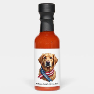 Patriotic Golden Retriever Rescue Vintage Tee Hot Sauces