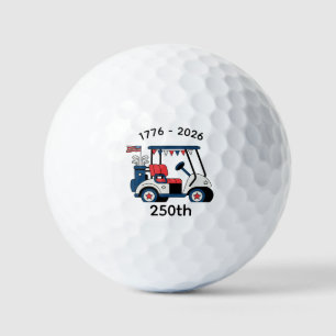 Patriotic Golf Cart 1776-2026 250th Anniversary Balls