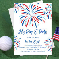 Patriotic Golf & Fireworks 4th of July Party