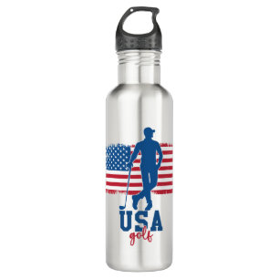Patriotic Golf USA Stainless Steel Water Bottle