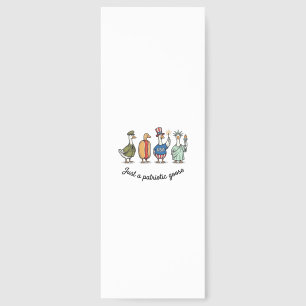 Patriotic Goose Vintage Engraving Funny USA Shirt Bookmarks