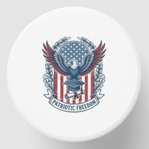Patriotic Graduation Vector Graphic Tee Mini Candle Favors