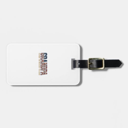 Patriotic Grandpa Hero Protector Legend Vector Des Luggage Tag