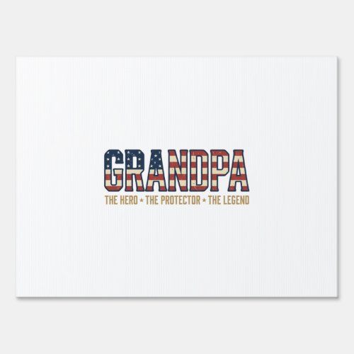 Patriotic Grandpa Hero Protector Legend Vector Des Sign