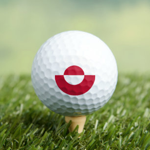 Patriotic Greenland Golf Ball, Greenland Flag Balls