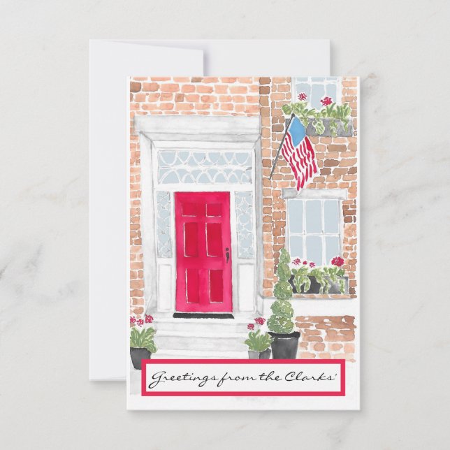 Patriotic Greeting Card Template (Front)