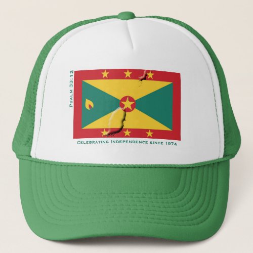 Patriotic Grenada Independence Trucker Hat