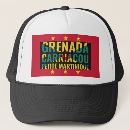 Patriotic Grenada Trucker Hat