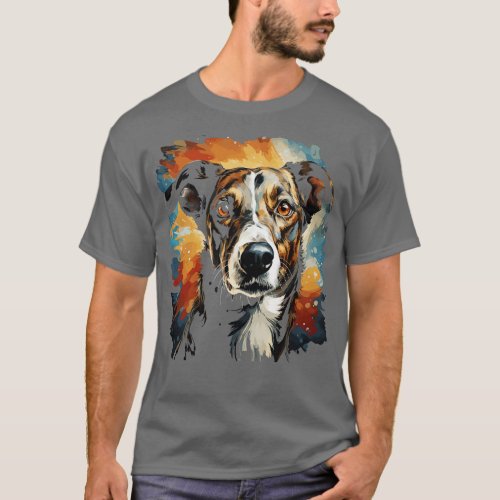 Patriotic Greyhound T_Shirt
