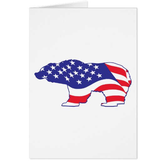 Patriotic Grizzly Bear (Front)