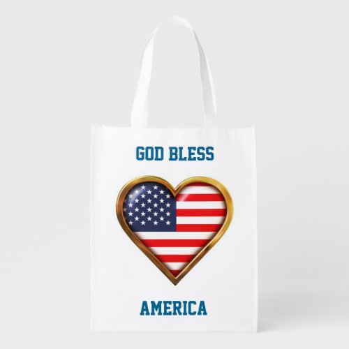 Patriotic Grocery Bag