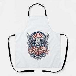 Patriotic Guardian Mask Freedom Military Inspired  Apron
