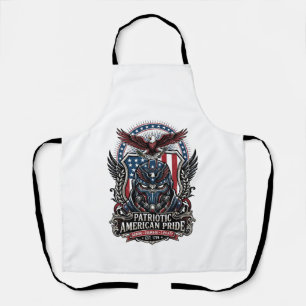 Patriotic Guardian Mask Freedom Military Inspired  Apron