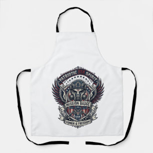 Patriotic Guardian Mask Freedom Military Inspired  Apron