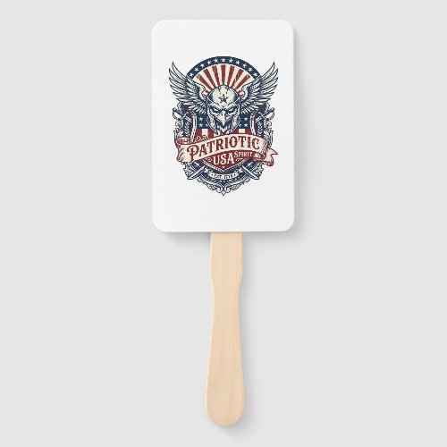 Patriotic Guardian Mask Freedom Military Inspired  Hand Fan