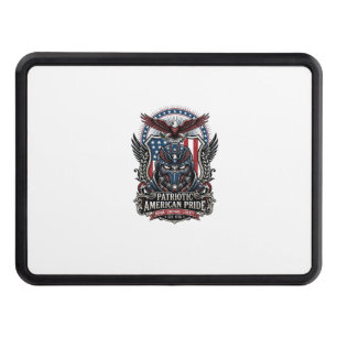 Patriotic Guardian Mask Freedom Military Inspired Hitch Cover