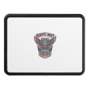Patriotic Guardian Mask Freedom Military Inspired Hitch Cover