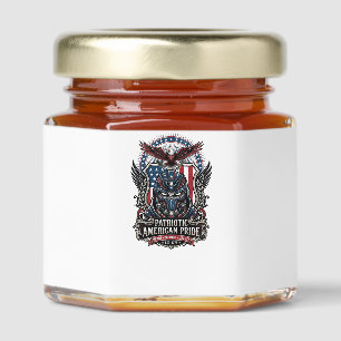 Patriotic Guardian Mask Freedom Military Inspired Honey Jar Favors